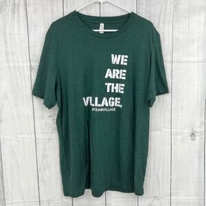 doTERRA We Are The Village Shirt XL Green Bella Canvas Essential Oil Tee